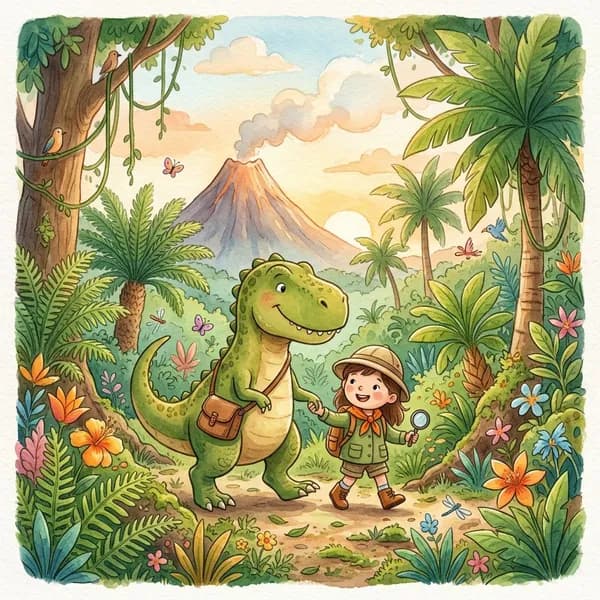 Editorial image for Livro de Dinossauros Personalizado com Nome do Filho