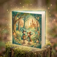 Libro abierto con paginas coloridas